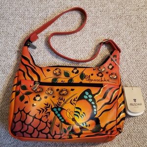 Anuschka Butterfly Purse am Tag Attached!